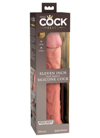 11" Dual Density Silicone Cock